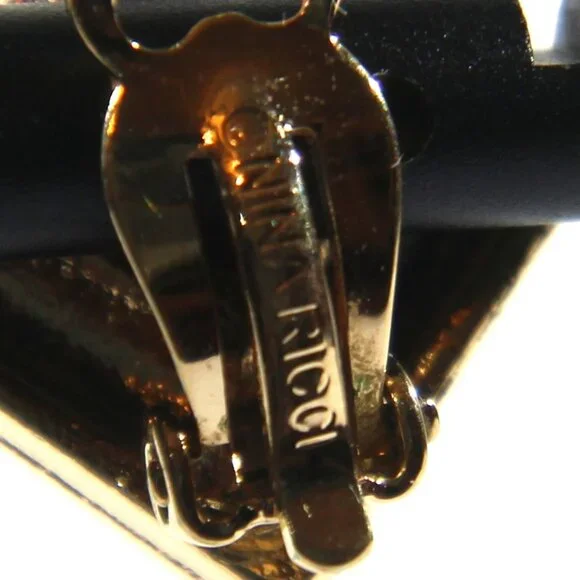 Vintage Nini Ricci Clip-on Earrings - Picture 3 of 6
